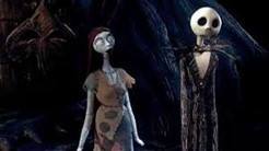 A shot from the movie Nightmare before Christmas